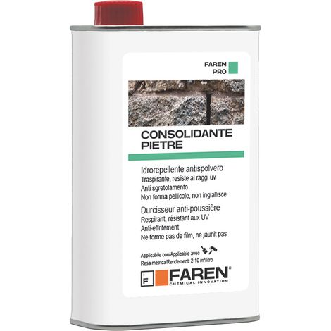 Faren CONSOLIDANTE PIETRA IDROREPELLENTE ANTISPOLVERO A BASE SOLVENTE lt. 1
