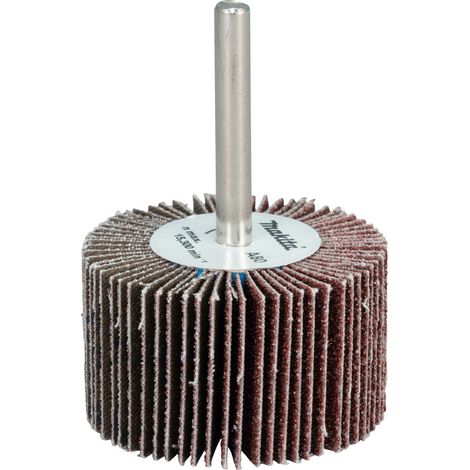 D-75817 Spazzola carte abrasive trapano, Ø50 x 30 mm, A80