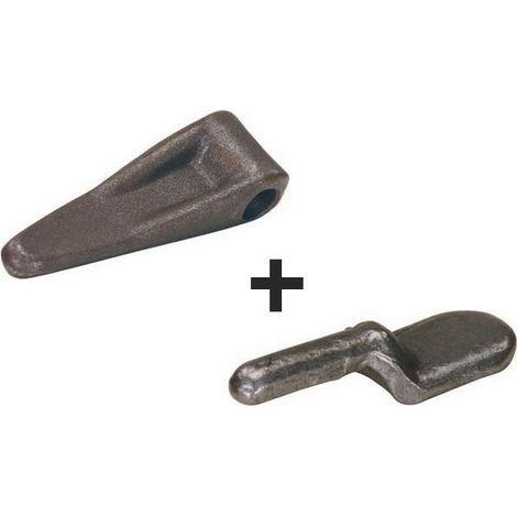 Charnière plate extra légère ø 12 mm avec pivot ø 11mm
