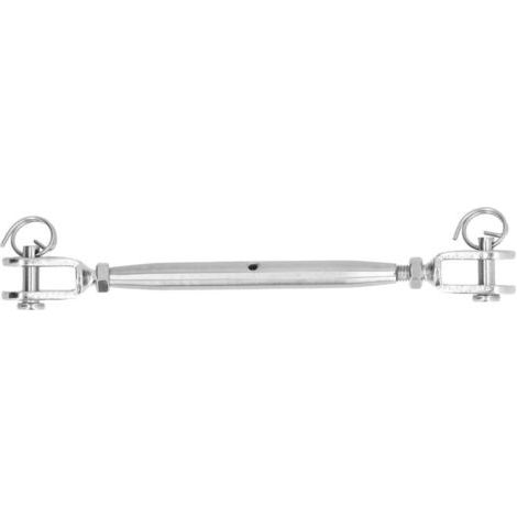 Kit de Railing en Câble Acier Inoxydable avec Tendeur M12 et Crochet à Oeil pour Câble Métallique (1/5)