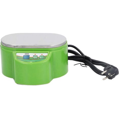 Nettoyeur de bijoux à ultrasons, 30 W/50 W, 2 vitesses, 40 kHz, capacité 500 ml, prise européenne