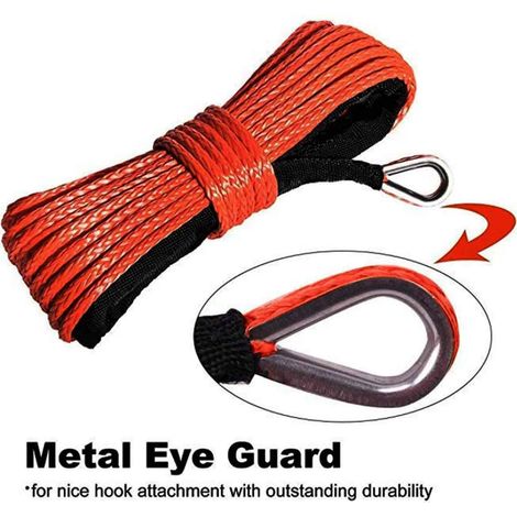 Red Dog Lanyard, Long Dog Leash with Carabiners, Long Dog Rope for Small Dogs and Puppies 15m (1/5)