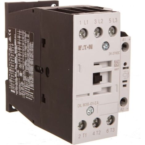 Contacteur de puissance 38A 3P 24VDC 0Z 1R DILM38-01-EA(RDC24) 190008