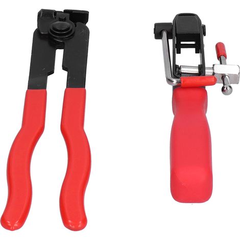 Pince multiprise en acier allié, pince plate à bec, outil de sertissage pour maintenance automobile et fabrication mécanique, lot de 2 pièces. (1/5)