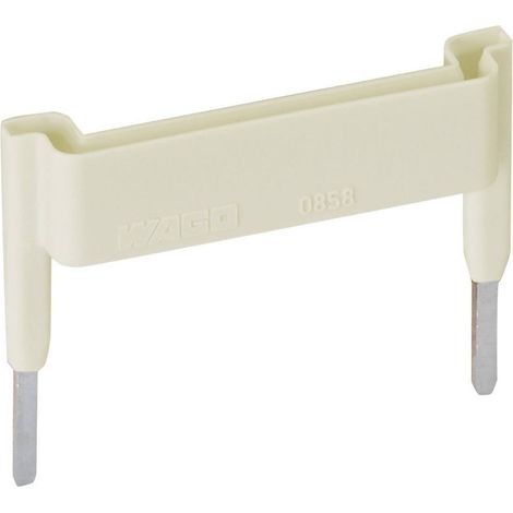 WAGO 858-402 Peigne de pontage Nombre de pôles: 2 blanc 1 pc(s) S78368