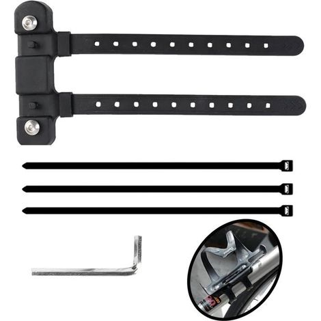 Adaptateur Porte Bidon - Universel - Noir - Silicone - Antidérapant - Facile à Installer (1/5)