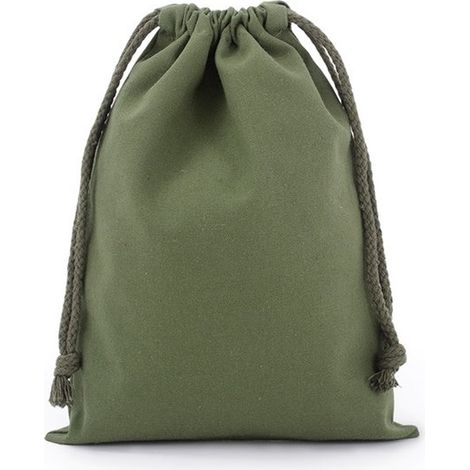 Juego de 10 bolsas de tela de 7 x 10 cm, de algodón con cordón, ideales para cumpleaños, regalos de boda y joyas. (Verde oscuro) (1/5)