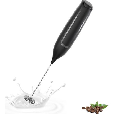 Espumador de leche,Espumador de leche manual,Espumador de leche eléctrico,Espumador eléctrico a pilas,Mini batidora de café (1/5)