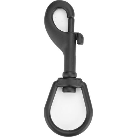 Crochet Pivotant Simple en Acier Inoxydable 316 pour Plongée (100MM, Noir) (1/5)