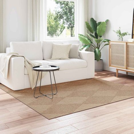 Bereichsteppiche Quadratisch AGIRA Natur 200 x 200 cm Polyester