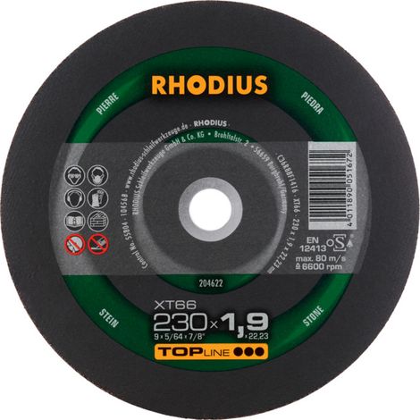 Disque de tronçonnage extra-fin Rhodius XT66 25 pièces