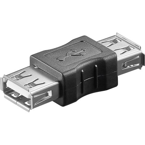 Adattatore USB, accoppiatore, presa USB 2.0 (tipo A)  presa USB 2.0 (tipo A). Collegamento, tipo presa USB 2.0 (tipo A) (1/2)