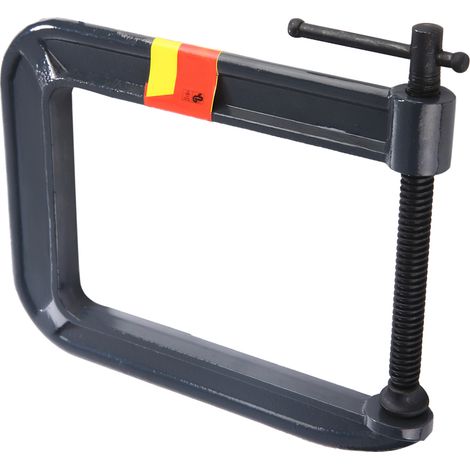Serre-joint en C robuste de type G pour le travail du bois, outil de serrage pour la menuiserie et le bricolage (100, 185 mm) (1/5)