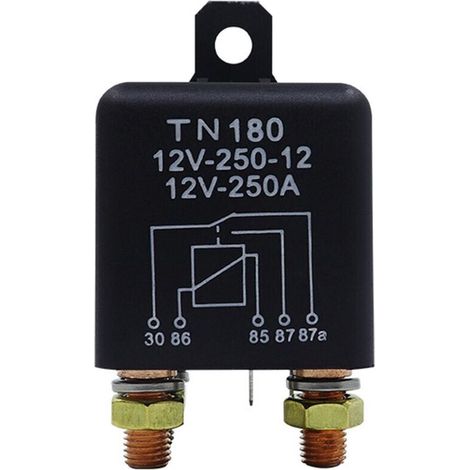 12V 250A Continuous Type High Battery Control Switch Terminal Automotive Starter Relay (1/4)