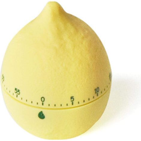 Minuteur en forme de légumes et de fruits, assistant de cuisine pour la cuisson et la pâtisserie, gadget de cuisine facile à utiliser, YellowLemon (1/3)