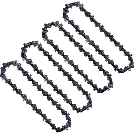 YMYNY 4 Pièces Chaînes De Tronçonneuse 4 Pouces 1/4 Pouces Compatibles Mini Tronçonneuses éle (1/5)