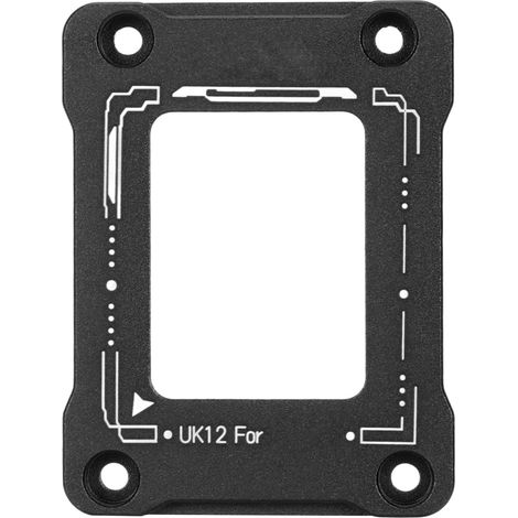 Fixation anti-pliage BCF LGA1700 pour processeur Intel 12e et 13e génération : plaque de pression de pliage, fixation CPU noire. (1/5)