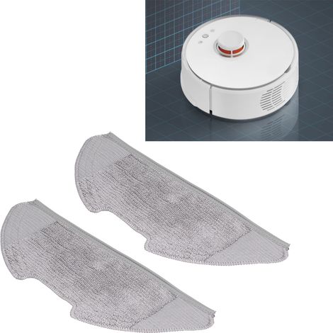 Kompatibles Wischmopp-Tuch für Xiaomi Mijia PRO – 2 Stück – Hochwertige Fasern, leicht abnehmbar (1/5)