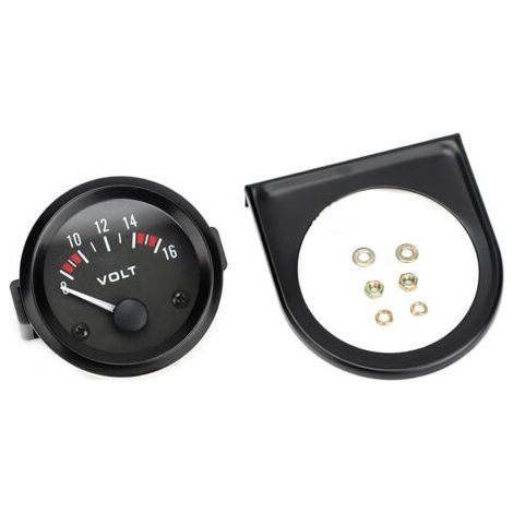 Voltmètre universel pour voiture 12 V, 52 mm/2 pouces, jauge de tension 8-16 V BX100007 (1/5)
