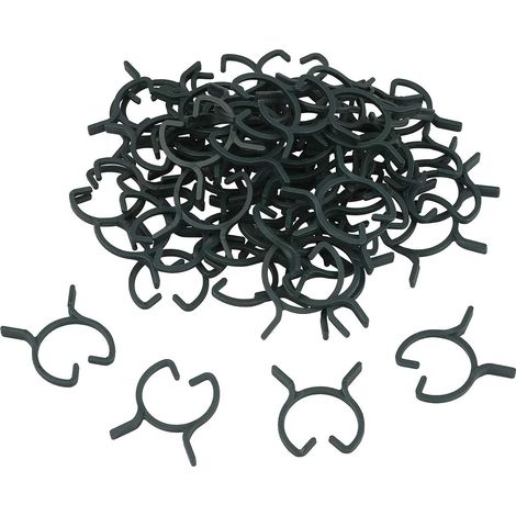 100 tuteurs en plastique pour plantes grimpantes et arbres fruitiers (1/4)