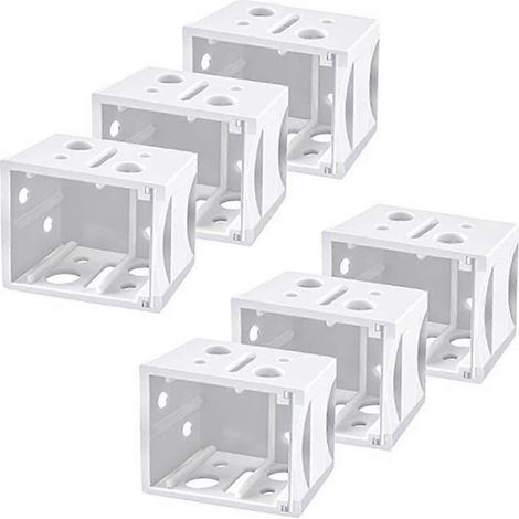 Kit de 6 supports pour stores vénitiens - embouts et boîtier de montage pour l'installation des stores (1/5)