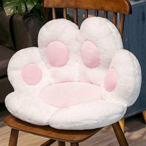 Coussin en forme de patte de chat, coussin moelleux, coussin en peluche, coussin de canapé, coussin de canapé mignon (1/5)