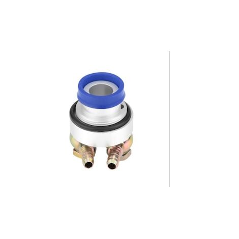Adaptador para enfriador de aceite compatible con motocicletas Moyou Tianxia Honda CB/CG, 36 x 1,5 mm, color plata. (1/3)