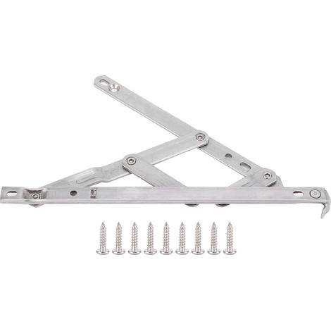 Butée de fenêtre coulissante en acier inoxydable de 13,5 mm avec renfort anti-vent pour fenêtre à ouverture plate (1/5)