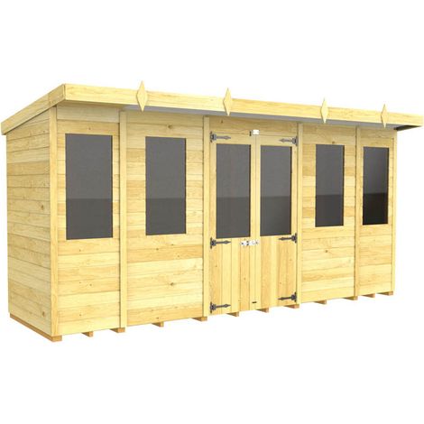 14 x 4 Pent Summer House