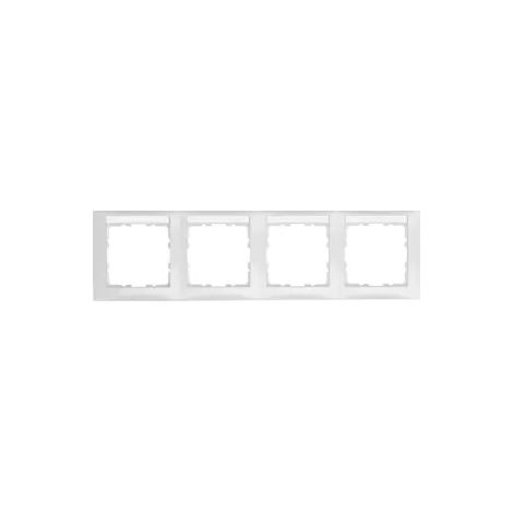 Berker Rahmen 4-fach polws/glanz m.Beschriftungsfeld 10248919 (1/2)