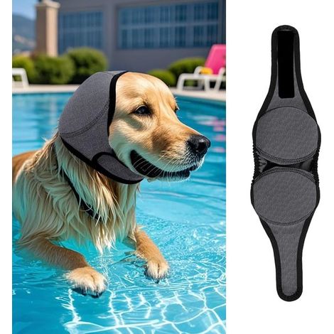 Hundeohrenschützer geräuschdämpfende Stirnbänder für Hunde angstlösende Stirnbänder die den Lärm von Feuerwerk Gewitter usw effektiv blockieren pink (1/5)