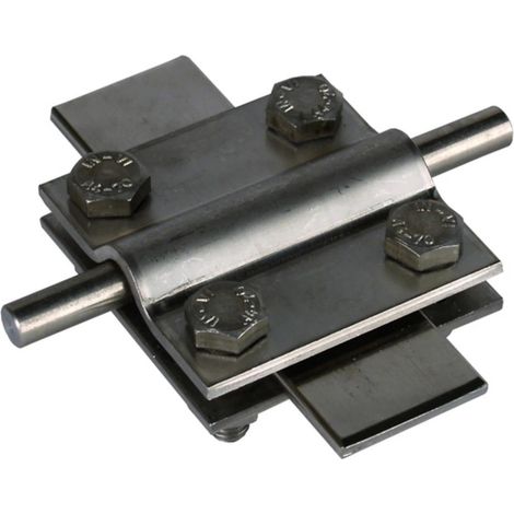Raccord de croisement NIRO cond. rond 8-10/pl30/30mm sans plaque