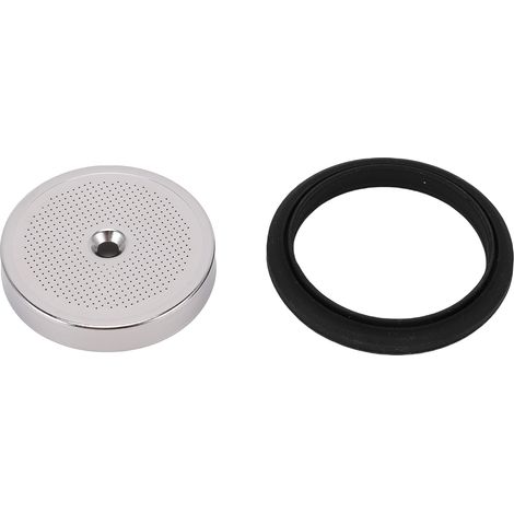 Kit de réparation pour joint de groupe, compatible avec les machines à café EC685, EC680, EC9335M et EC2351. Comprend une grille de douche en acier inoxydable de 50 mm avec silicone. (1/5)