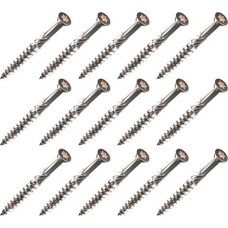 120 vis à tête fraisée en acier inoxydable 5x40 mm, rainure cruciforme (1/5)