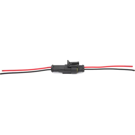 5 Sets wasserdichte Kfz-Steckverbinder (1/2/3-polig) mit Kabel (1/5)