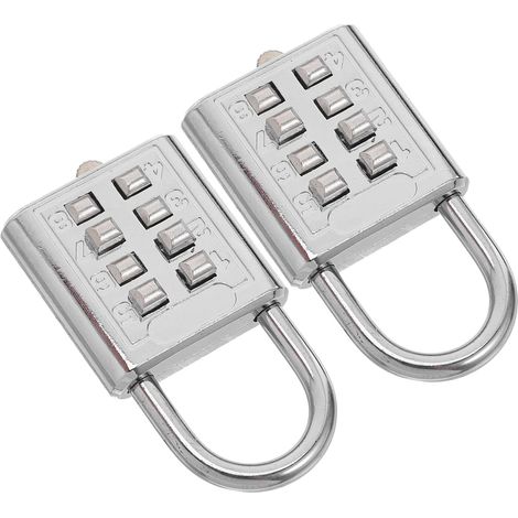 de 2 cadenas à combinaison tactile sans clé boutons en