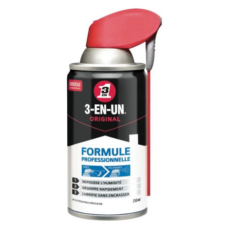 3-en-un Pro Double Spray Lubrifiant Multifonction 3en1 Avec Double Pulvérisation - Générique (1/5)