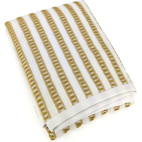 Drap de bain coton SANTORINI A rayures (1/5)