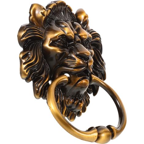de porte de grange en forme de tête de lion quincaillerie (1/5)