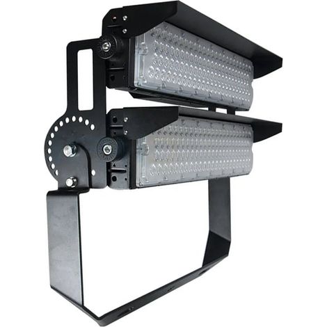 Projecteur LED Puissant Industriel 500W 170lm/W IP66 Noir Orientable - Blanc Neutre 4000K - 5500K - SILAMP (1/4)