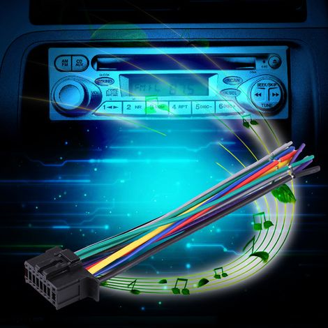 Kit câblage autoradio stéréo connecteur Pioneer 2350, faisceau adaptateur fil, installation rapide, compatible mâle/femelle, qualité OEM, 16 broches, accessoire audio voiture. (1/5)