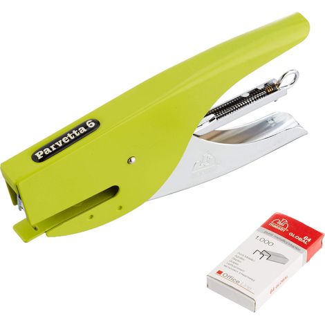 Ro-ma Cucitrice a Pinza Modello 50 Multicolore Manuale per Punti Metallici 6/4 (1/4)