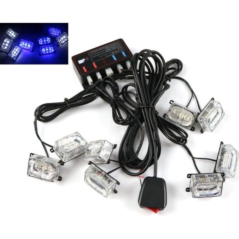 de Voiture 24 LED Strobe Voyant d'avertissement Attention Lampe Lumière D'urgence (1/5)