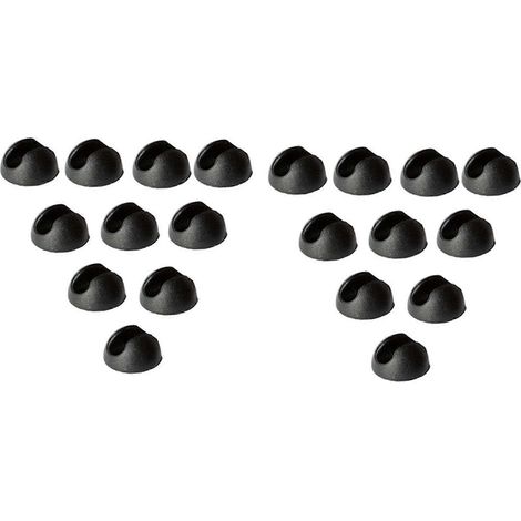 20 protections métalliques en forme d'épingle à cheveux pour pieds de table avec épingles de 10 à 12 mm, accessoires de meubles à faire soi-même. (1/5)