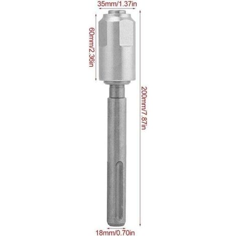 Adaptateur SDS Max vers SDS Plus Mandrin Adaptateur de perceuse Outil rapide pour toutes les perceuses SDS Max (1/3)