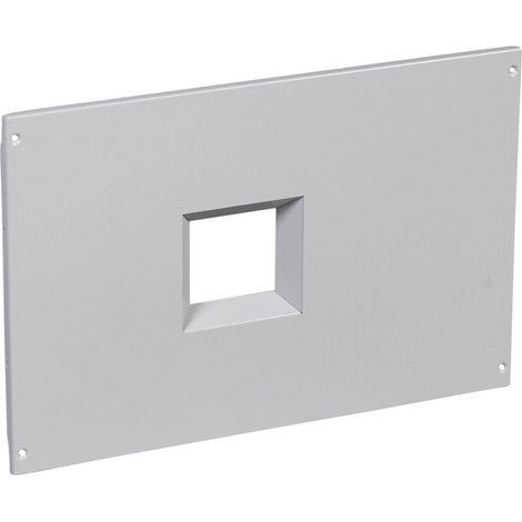 Plastron métal à vis pour DPX1600 fixe seul en position verticale dans XL34000 et XL3800 24 modules (021111)