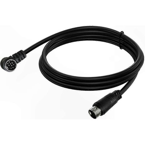 9-poliges S-Video-Kabel für Videoübertragung, gerade und abgewinkelte Stecker, hochwertiges Mini-DIN-Kabel, optimiertes Signal (1/5)