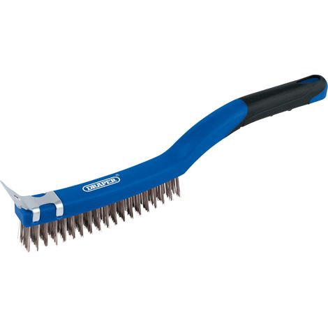 Draper Wire Scratch Brush with Scraper (3 Row) (17180) (1/5)