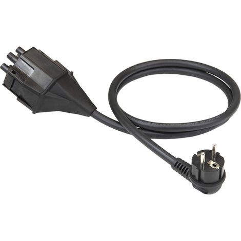 NRGkick 20001005 cable de transmission Black Plug type E+F (1/2)