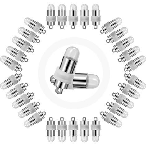 Filiyano-Guirlandes lumineuses LED pour ballons, 30 mini lanternes LED, guirlandes lumineuses miniatures à piles pour lanternes en papier, ballons et (1/5)